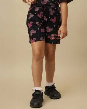 Girls Regular Fit Flat-Front Shorts-image-4