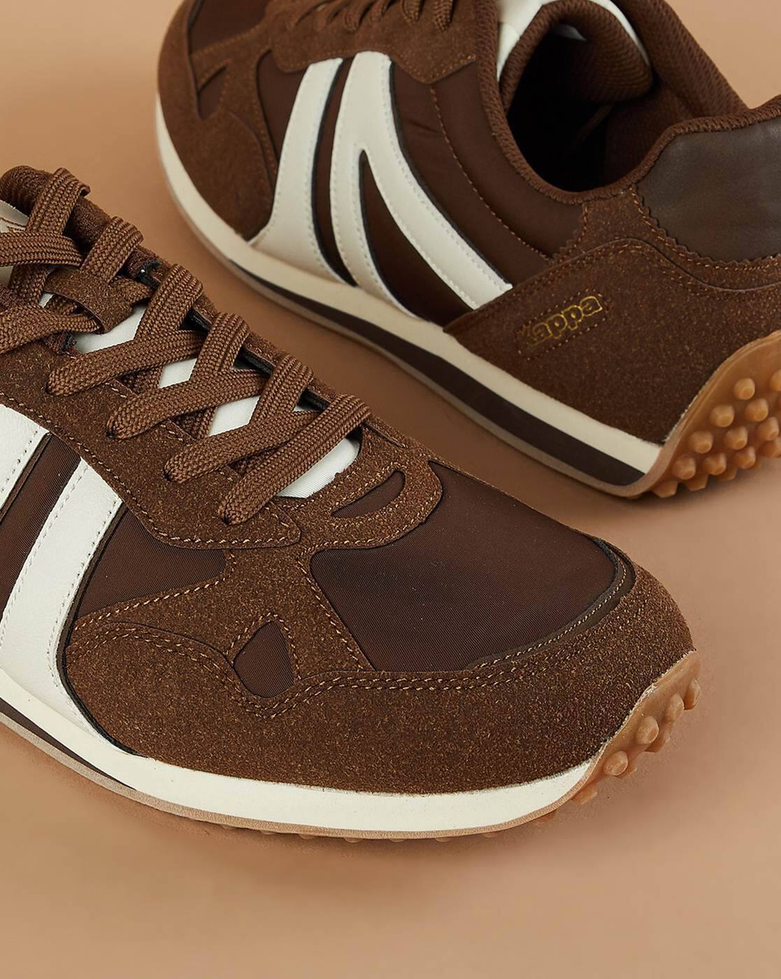 Buy KAPPA Men Round-Toe Lace-Up Shoes Online | Ajio.com
