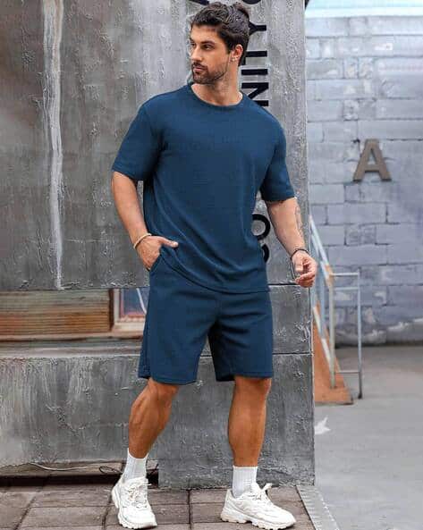 Vogaan Men T-Shirt & Shorts Co-Ord Set