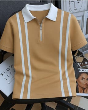 neonomad Men Striped Regular Fit Polo T-Shirt-picture-52
