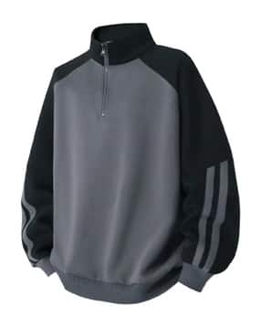 neonomad Men Colourblock Regular Fit Sweatshirt-picture-13