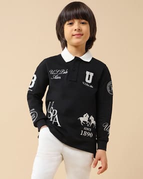 u.s. polo assn. Boys Cotton Embroidery Polo T-Shirt-picture-11