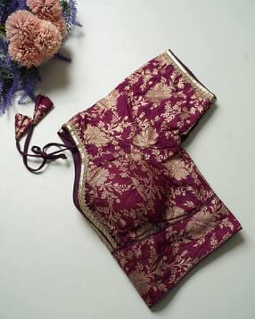nyrika Women Self-Design Back Open Blouse-picture-31