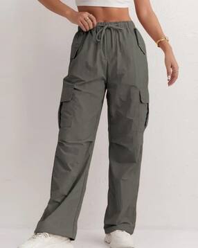 buda jeans co Women Flat Front Relaxed Fit Cargo Pants-picture-27