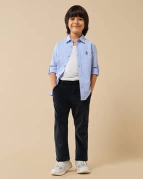 u.s. polo assn. Boys Slim Fit Flat Front Pants with Fly-Button Closure-picture-14