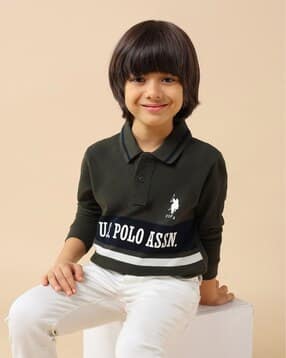 u.s. polo assn. Boys Cotton Colour-Block Polo T-Shirt-picture-12
