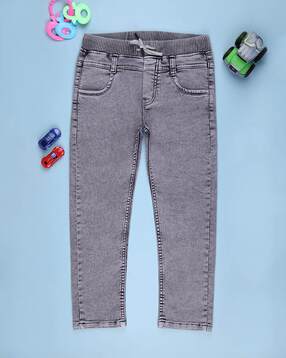 v-mart Mid Washed Relaxed Jeans with Drawstrings-picture-14