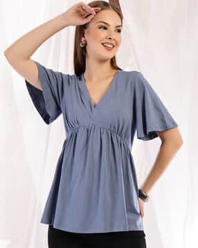 zelena Women Relaxed Fit Maternity Top-picture-6