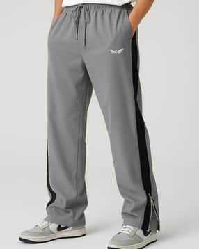 Men Mid-Rise Straight Track Pants-image-18
