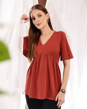 zelena Women Relaxed Fit Maternity Top-picture-5