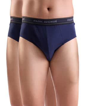 park avenue Men Pack of 2 Briefs with Elasticated Waistband-picture-15