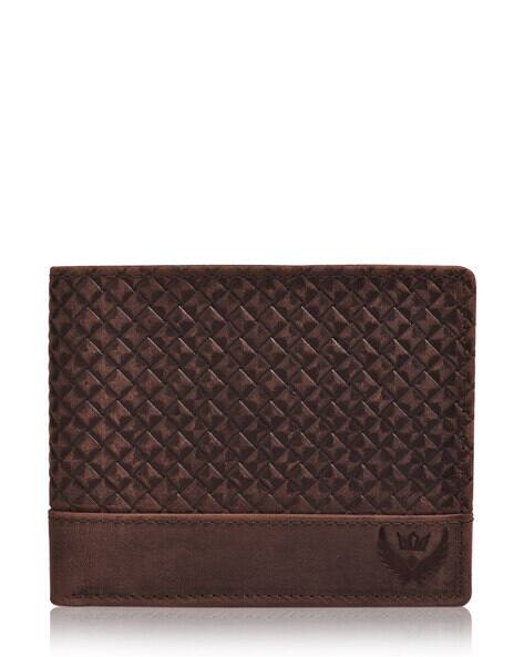 LORENZ Men Bi-Folds Textured Wallet