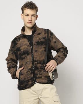 yousta Men Polar Printed Regular Fit Bomber Jacket-picture-11