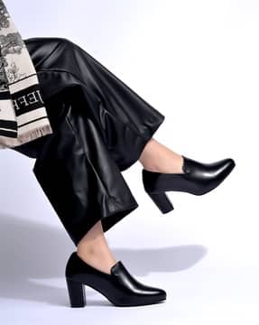 靴 HYKE FAUX SHEARING PUMPS -288Wx360H-702358611-black-