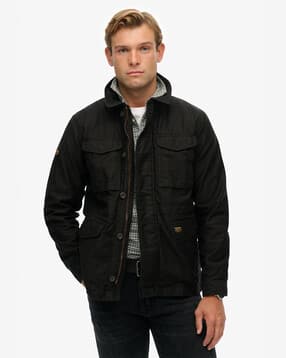 Men Regular Fit Denim Jacket
