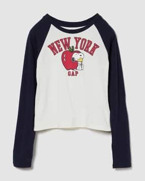 gap kids Girls Colourblock Regular Fit Round-Neck T-Shirt-picture-28