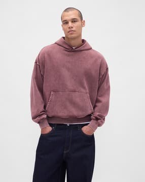 gap Solid Relaxed Fit Hoodie with Kangaroo Pockets-picture-20