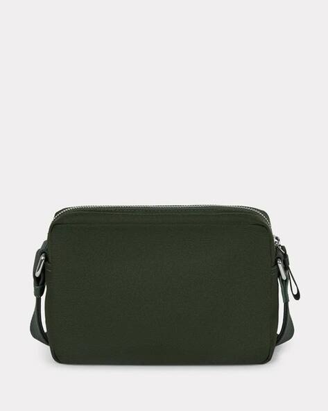 Buy KENZO Happy Tiger Crossbody Bag | Khaki Color Men | AJIO LUXE