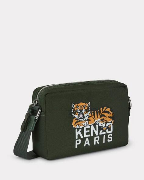 KENZO Happy Tiger ボディバッグ ダークカーキ KENZO Happy Tiger' クロスボディ バッグ