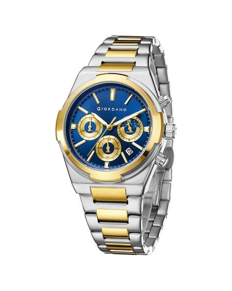Giordano Men Chronograph Wrist Watch with Stainless Steel Strap-GZ-50152