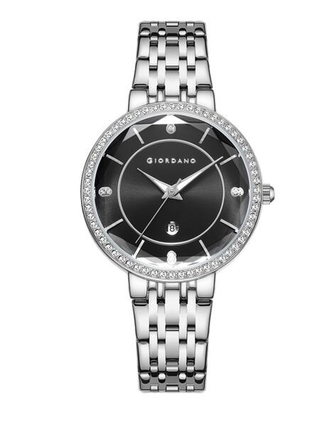 Giordano Women Analogue Watch with Stainless Steel Strap-GZ-60110
