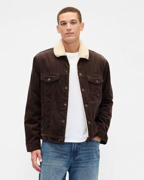 gap Men Striped Regular Fit Denim Jacket-picture-52