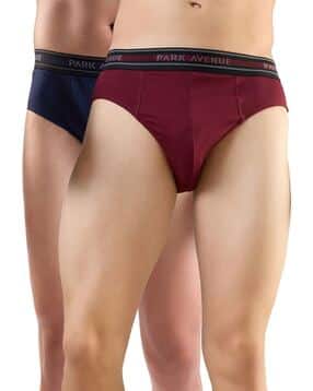 park avenue Men Pack of 2 Briefs with Elasticated Waistband-picture-15