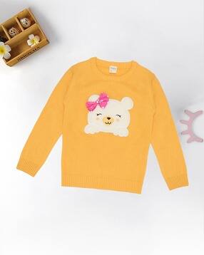 pantaloons junior Girls Round-Neck Pullover-picture-53