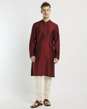 samav Embroidered Long Kurta-picture-0