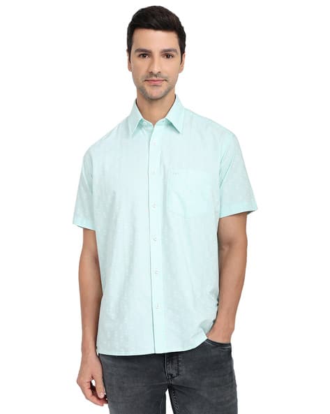 Colorplus Men Spread-Collar Regular Fit Shirt