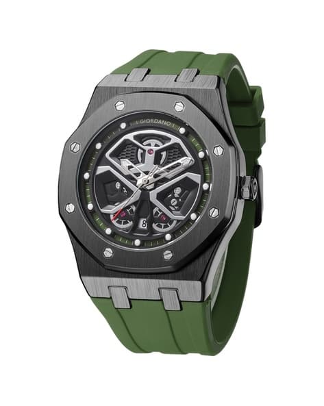 Giordano Men Analogue Watch with Silicone Strap-GZ-50146