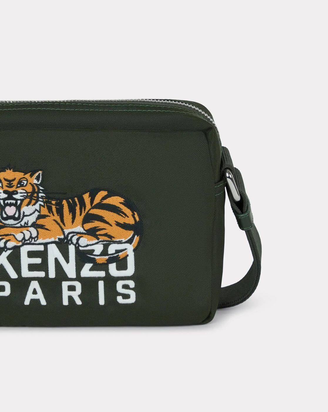 KENZO Happy Tiger ボディバッグ ダークカーキ Buy KENZO Happy Tiger Crossbody Bag | Khaki Color Men | AJIO LUXE