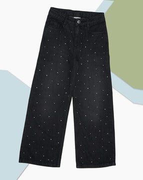 pantaloons junior Girls Mid Rise Cotton Jeans-picture-14