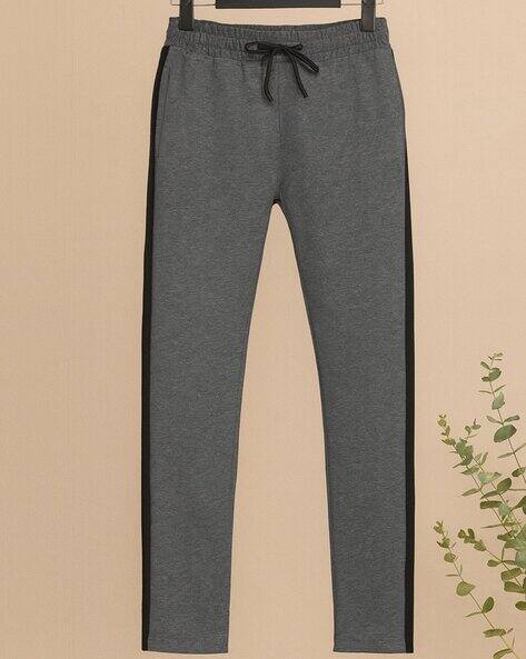 Alpha Tribe Men Fitted Track Pants with Drawstring Waist