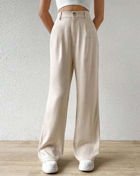 aahwan x ag Women Straight Fit Single-Pleat Pants  -picture-18