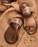 Buy Copper Flip Flop & Slippers for Women by AEROBLU Online | Ajio.com