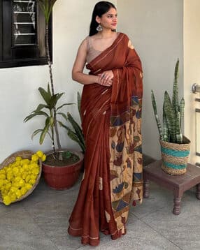 svaraa Women Floral Print Saree-picture-29