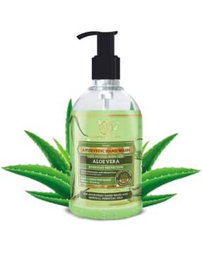 khadi natural Ayurvedic Aloe Vera Hand Wash Bottle + Dispenser-picture-16