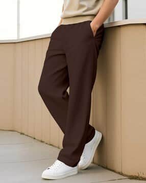 buda jeans co Men Ribbed Relaxed Fit Mid-Rise Pants-picture-34