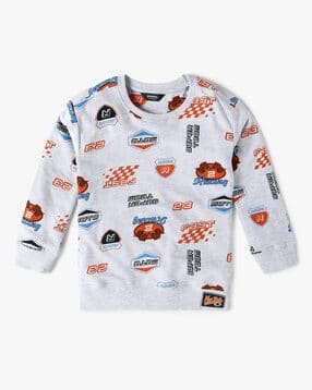 yousta Boys Graphic Print Round-Neck Sweatshirts-picture-36