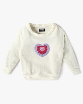 yousta Girls Embroidery Round-Neck Sweater-picture-30