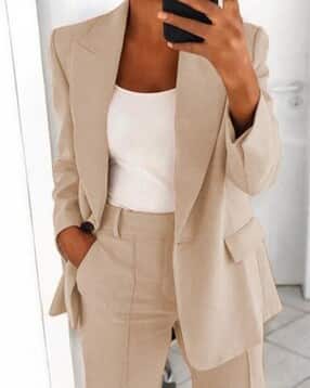 divawalk Women Regular Fit Front-Open Blazer-picture-17