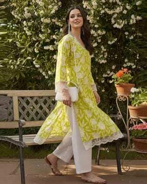 forkey Women Floral Print Straight Kurta-picture-45