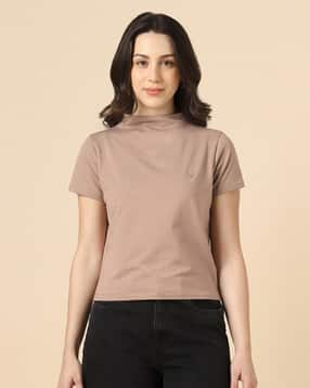 allen solly Women Regular Fit Crew-Neck T-Shirt-picture-28