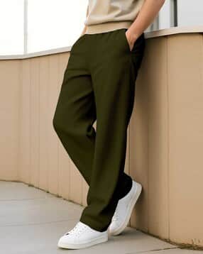 buda jeans co Men Ribbed Relaxed Fit Mid-Rise Pants-picture-30