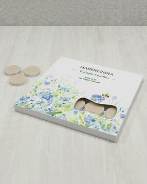 habere india Set of 50 Floral Aroma Tea Light Candles-picture-50