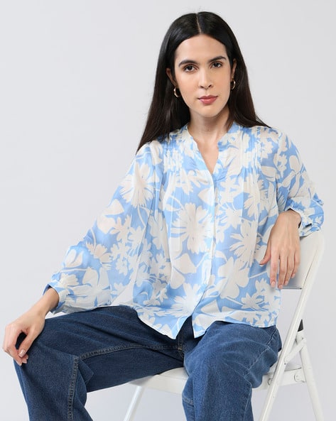 Lee Cooper Women Floral Print Regular Fit Shirt