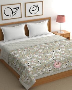chhavi india Floral Print Reversible Double Comforter-picture-44