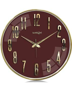 Round Shaped Wall Clock with 3D Numbers-image-10