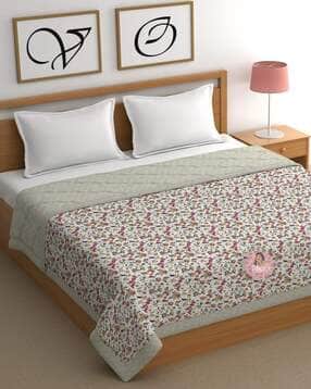chhavi india Floral Print Double Bed Comforter-picture-49